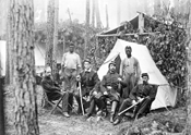 Officers of 114th Pennsylvania Infantry in front of Petersburg, Va., August, 1864