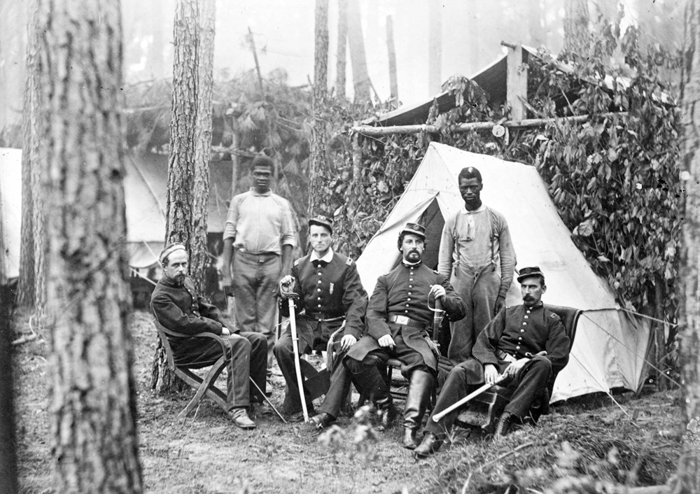 Officers of 114th Pennsylvania Infantry in front of Petersburg, Va., August, 1864